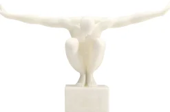 Figurka dekoracyjna Athlet biała 50 cm
