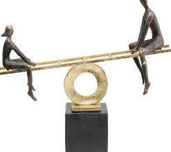 Figurka dekoracyjna Balance 45x41 cm czarno-złota