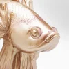 Figurka dekoracyjna Betta Fish 63x57 cm złota