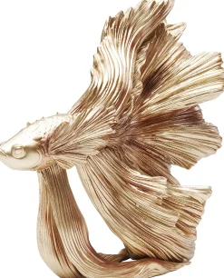 Figurka dekoracyjna Betta 34x37 cm złota