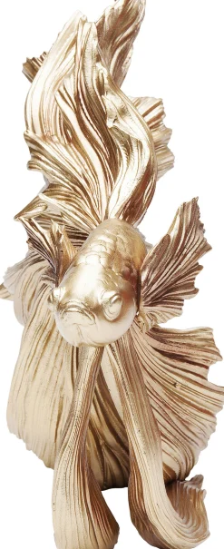 Figurka dekoracyjna Betta 34x37 cm złota