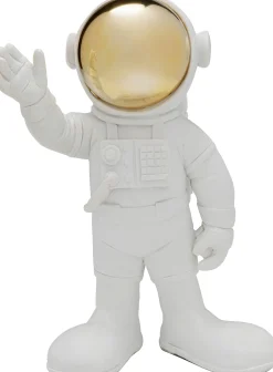 Figurka dekoracyjna biała astronauta 17x27 cm