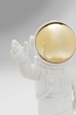 Figurka dekoracyjna biała astronauta 17x27 cm