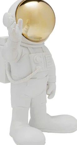 Figurka dekoracyjna biała astronauta 17x27 cm