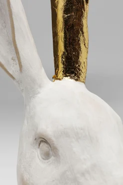 Figurka dekoracyjna Bunny Gold 12x30 cm
