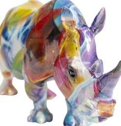 Figurka dekoracyjna Colored Rhino 17x8 cm