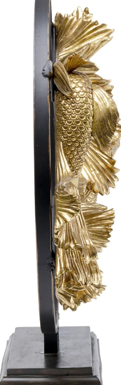 Figurka dekoracyjna Dancing Betta Fishes 58x65 cm złota
