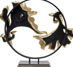 Figurka dekoracyjna Dancing Betta Fishes 58x65 cm złota