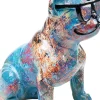 Figurka dekoracyjna Dog of Sunglass 30x37 cm kolorowa