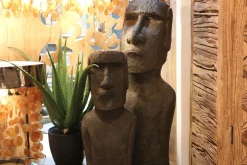 Figurka dekoracyjna Easter Island 80 cm szara