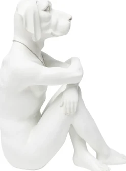 Figurka dekoracyjna Gangster Dog 26x33 cm kremowa