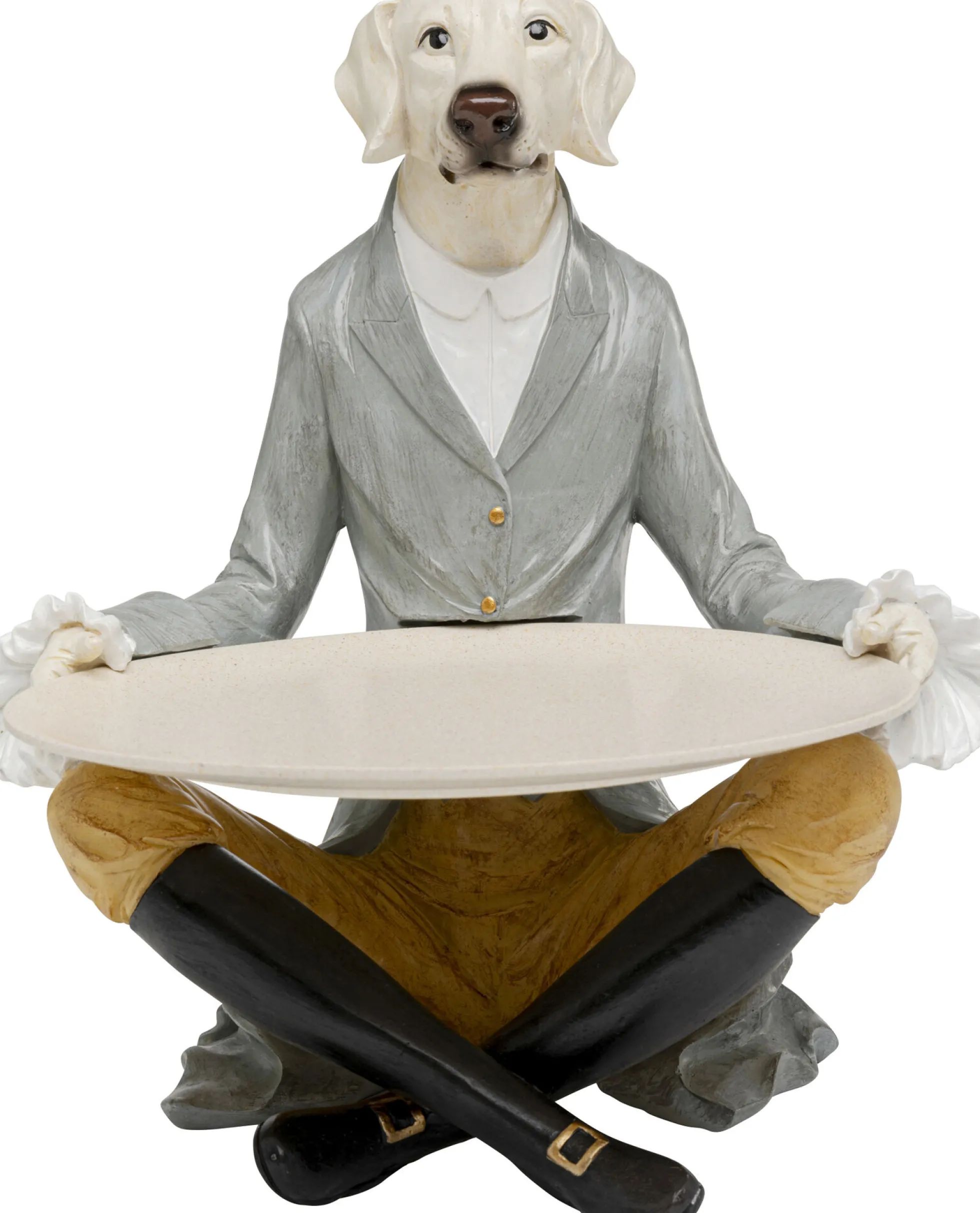 Figurka dekoracyjna Gentleman Dog Tray 29cm