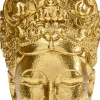 Figurka dekoracyjna Goddess Head 24x39 cm złota