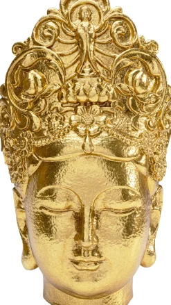 Figurka dekoracyjna Goddess Head 24x39 cm złota