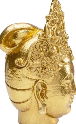 Figurka dekoracyjna Goddess Head 24x39 cm złota