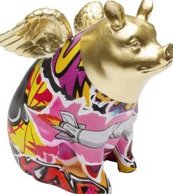 Figurka dekoracyjna Graffiti Flying Pig 16cm
