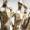 Figurka dekoracyjna Hand In Hand 30x27 cm złota