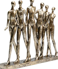 Figurka dekoracyjna Hand In Hand 30x27 cm złota