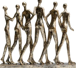 Figurka dekoracyjna Hand In Hand 30x27 cm złota