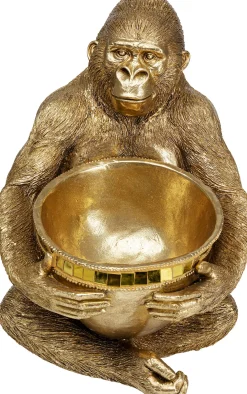 Figurka dekoracyjna Holding Bowl 33x41 cm złota