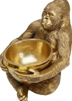 Figurka dekoracyjna Holding Bowl 33x41 cm złota