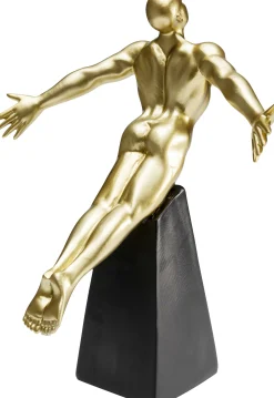 Figurka dekoracyjna Jumper złota 37cm