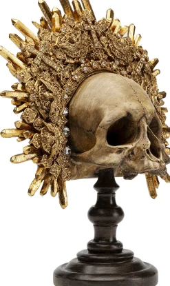 Figurka dekoracyjna King Skull 34x42 cm