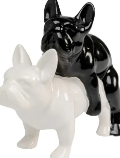 Figurka dekoracyjna Love Dogs czarna