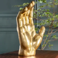 Figurka dekoracyjna Mano 23x35 cm złota