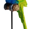 Figurka dekoracyjna Parrot Green 15x36 cm kolorowa