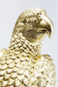 Figurka dekoracyjna Parrot Ø26x40 cm czarno-złota