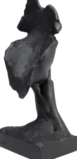 Figurka dekoracyjna Quiet Face 13x31 cm czarna