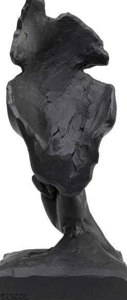 Figurka dekoracyjna Quiet Face 13x31 cm czarna