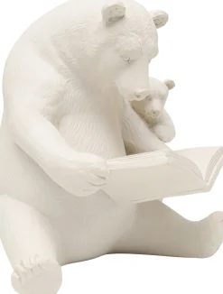 Figurka dekoracyjna Reading Bears greige