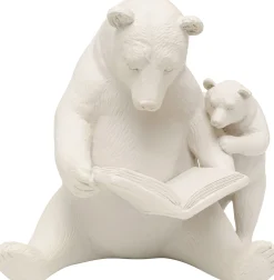 Figurka dekoracyjna Reading Bears greige