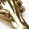 Figurka dekoracyjna Shake Hands 25 cm złota