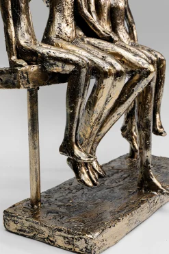 Figurka dekoracyjna Sitting Break 20x24 cm złota