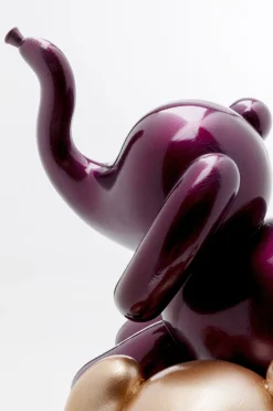 Figurka dekoracyjna słoniki w 3 kolorach 22x32 cm