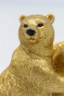 Figurka dekoracyjna Tipsy Dancing Bears 30x14 cm złota