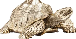 Figurka dekoracyjna Turtle 26x20 cm złota