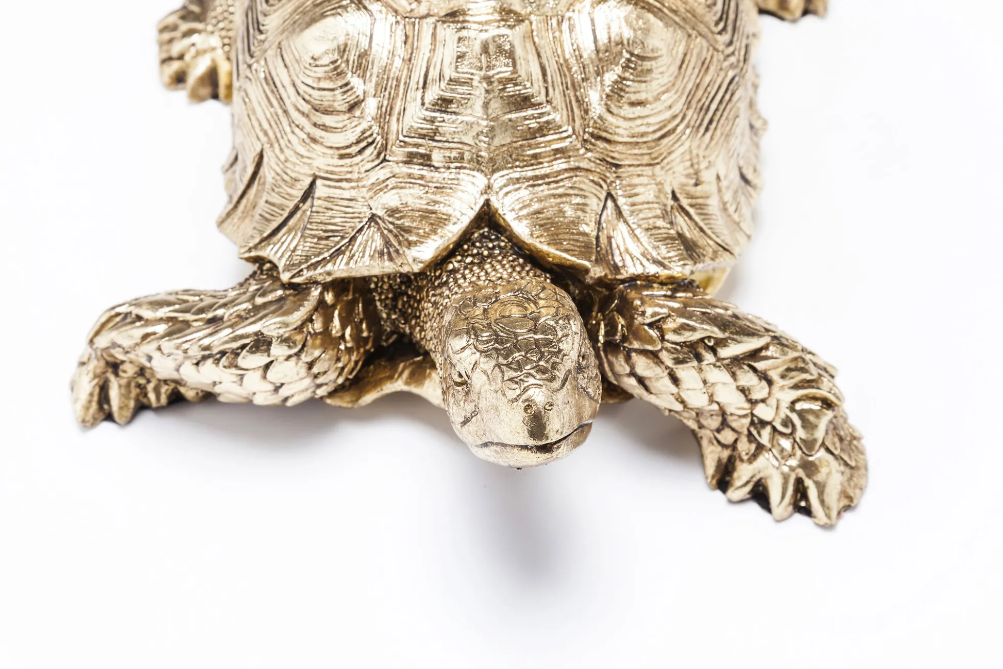Figurka dekoracyjna Turtle 26x20 cm złota