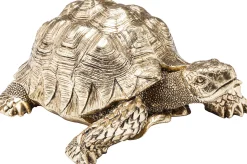 Figurka dekoracyjna Turtle 26x20 cm złota