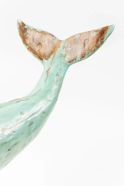 Figurka dekoracyjna Whale Base 77x39 cm zielona