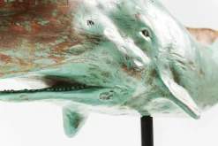 Figurka dekoracyjna Whale Base 77x39 cm zielona