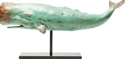 Figurka dekoracyjna Whale Base 77x39 cm zielona