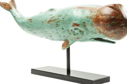 Figurka dekoracyjna Whale Base 77x39 cm zielona
