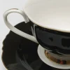 Filiżanka Harlequin czarna (2-set)