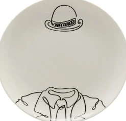 Filiżanka ze spodkiem porcelana ręcznie malowana 160 ml jabłko