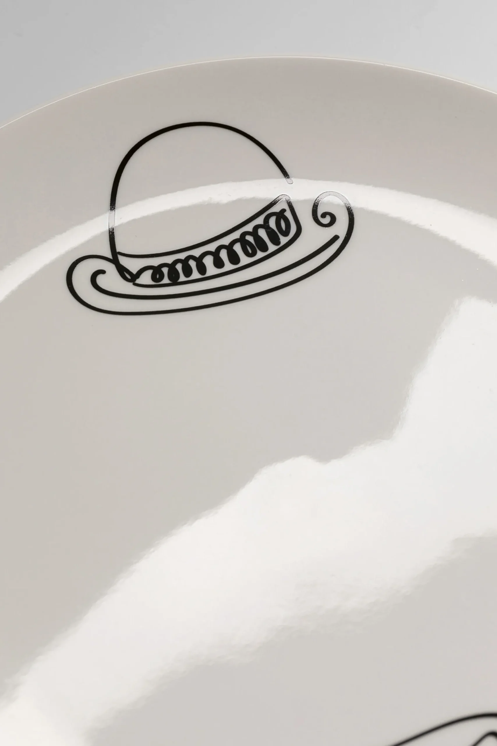 Filiżanka ze spodkiem porcelana ręcznie malowana 160 ml jabłko