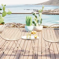 Fotel Acapulco Mono szarobeżowy